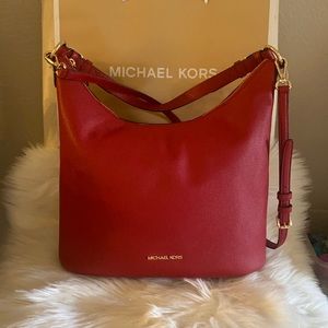MICHAEL KORS Lupita Large Leather Shoulder Bag